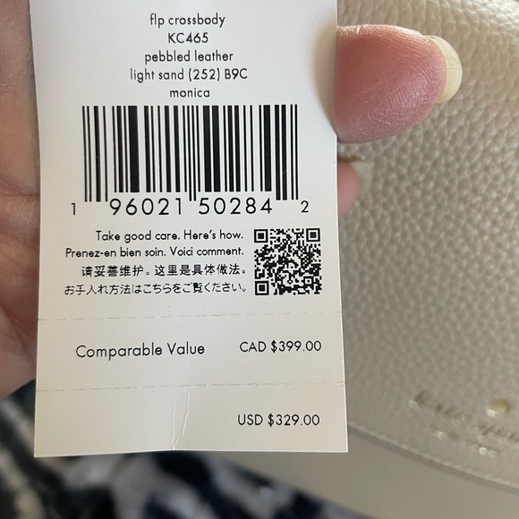 BNWT Kate Spade Light Tan Crossbody Bag - Picture 7 of 7